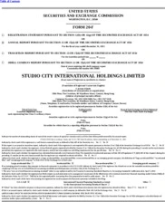 Studio City International Holdings Limited