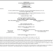 Texas Pacific Land Trust