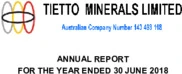 Tietto Minerals Limited