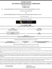 U.S. Gold Corp.