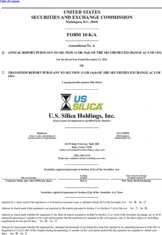 U.S. Silica Holdings, Inc.