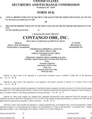 Contango ORE, Inc.