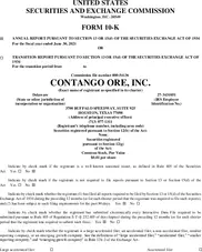 Contango ORE, Inc.