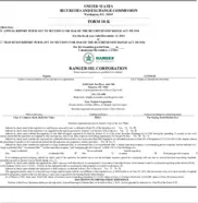 Ranger Oil Corporation