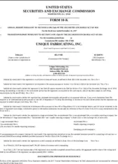 Unique Fabricating, Inc.