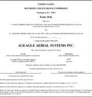 AgEagle Aerial Systems, Inc.
