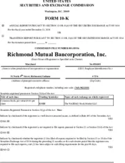 Richmond Mutual Bancorporation, Inc.