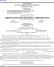 Smith & Wesson Brands, Inc.
