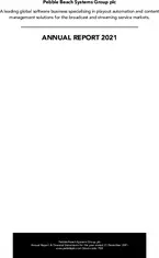 Pebble Beach Systems Group plc