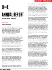 Under Armour Inc.