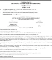 Lixte Biotechnology Holdings, Inc.
