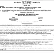 4D Molecular Therapeutics, Inc.