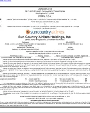 Sun Country Airlines Holdings, Inc.