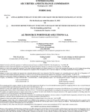 Altisource Portfolio Solutions S.A.