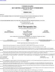 Ovid Therapeutics Inc.