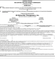 4D Molecular Therapeutics, Inc.