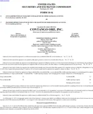 Contango ORE, Inc.