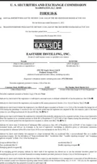 Eastside Distilling, Inc.