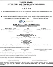 EMX Royalty Corporation