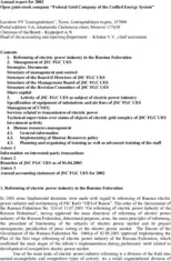 Federal Grid Company Of Unified Energy