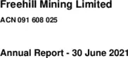 Freehill Mining Limited