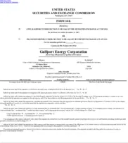 Gulfport Energy Corporation