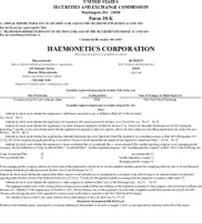 Haemonetics Corporation