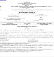 Koss Corp.