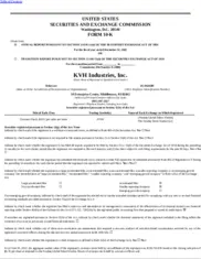 KVH Industries Inc.