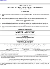 Materialise NV