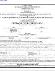 Outlook Therapeutics, Inc.