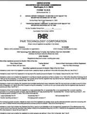 PAR Technology Corp.