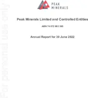 Peak Minerals Limited