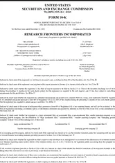 Research Frontiers Inc.
