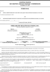 Streamline Health Solutions, Inc.