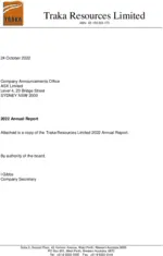 Traka Resources Limited