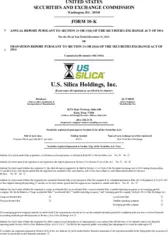 U.S. Silica Holdings, Inc.