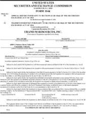 Westwater Resources, Inc.