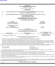 WhiteHorse Finance, Inc.