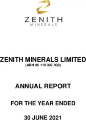 Zenith Minerals Limited