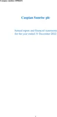 Caspian Sunrise PLC