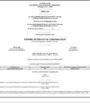 Empire Petroleum Corporation