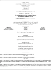 Empire Petroleum Corporation