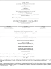 Empire Petroleum Corporation