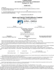 Alpha & Omega Semiconductor