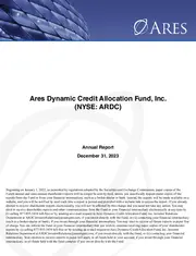 Ares Dynamic Credit Allocation Fund, Inc.