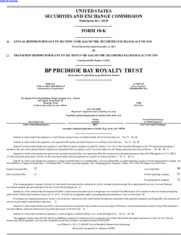 BP Prudhoe Bay Royalty Trust