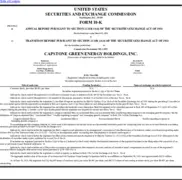 Capstone Green Energy Corporation