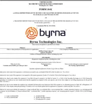 Byrna Technologies Inc.