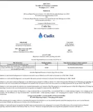 Cadiz Inc.